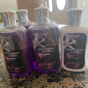 Bath and Body Works Black Raspberry Vanilla body wash/lotion